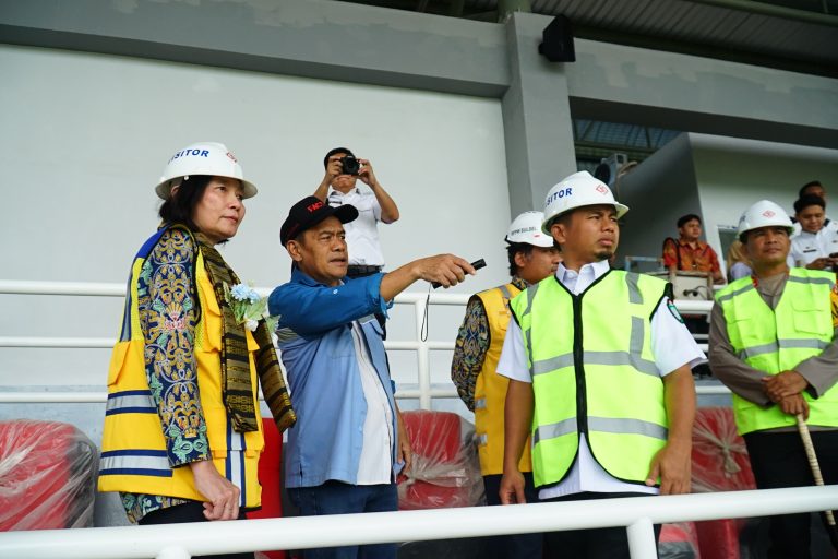 Wali Kota Parepare Tasming Hamid Sambut Kunjungan Dirjen Cipta Karya di Stadion BJ Habibie
