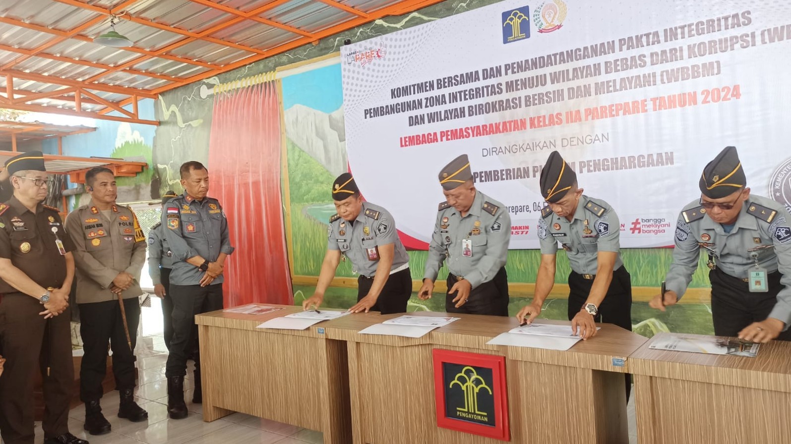 Akbar Ali Apresiasi Kegiatan Penandatangan Pembangunan Zona Integritas di Lapas Parepare