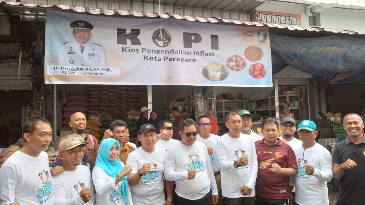 Parepare Terbaik Dalam Pengendalian Inflasi, Pj Gubernur Sulsel Banggakan Inovasi KOPI
