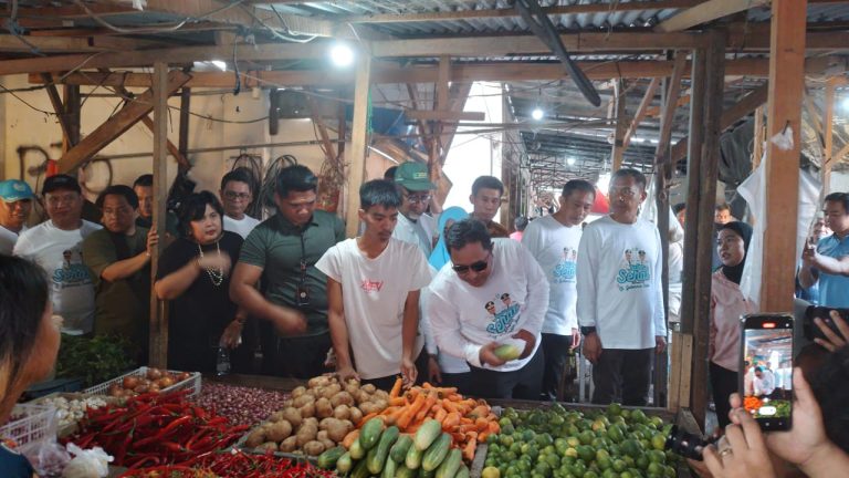 Pj Wali Kota Parepare Akbar Ali Dampingi Pj Gubernur Pantau Harga di Pasar Lakessi