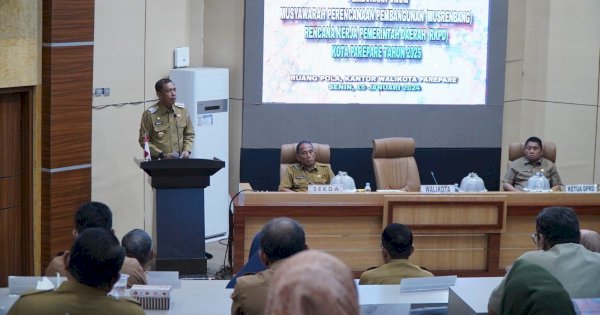 Pj Wali Kota Parepare Buka Musrenbang RKPD 2025, Ajak Partisipasi Aktif Masyarakat