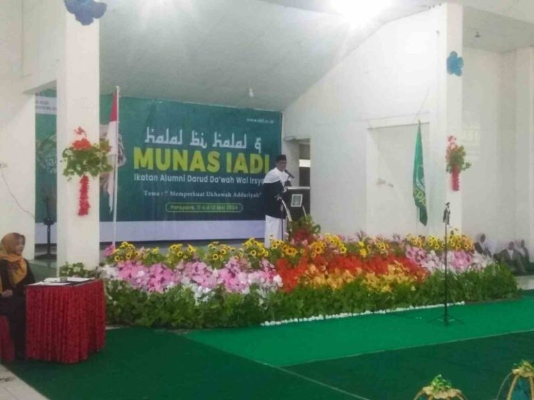 Halal bi Halal DDI Parepare, Akbar Ali Harap jadi Pelopor Pembinaan Keagamaan