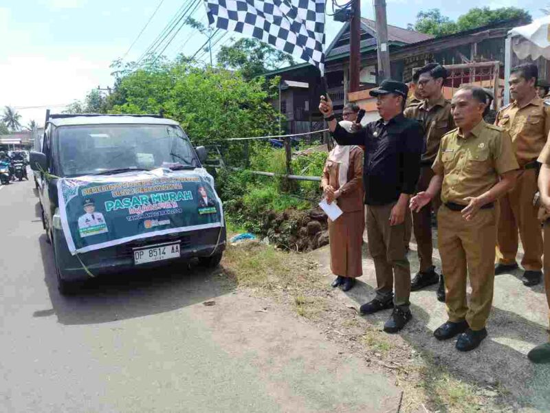 Lepas Pasar Murah Idhuladha, Akbar Ali Pemerintah Selalu Ada untuk Masyarakat