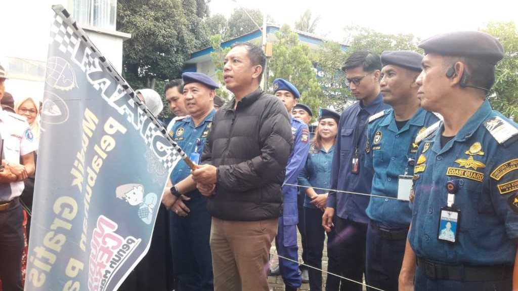 Pj Wali Kota Akbar Ali Bersama Otoritatas Pelabuhan Lepas Penumpang Arus Balik