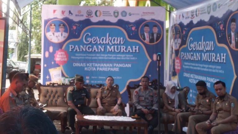 Stabilisasi Pasokan dan Harga Pangan, Pemkot Parepare Gelar Gerakan Pangan Murah