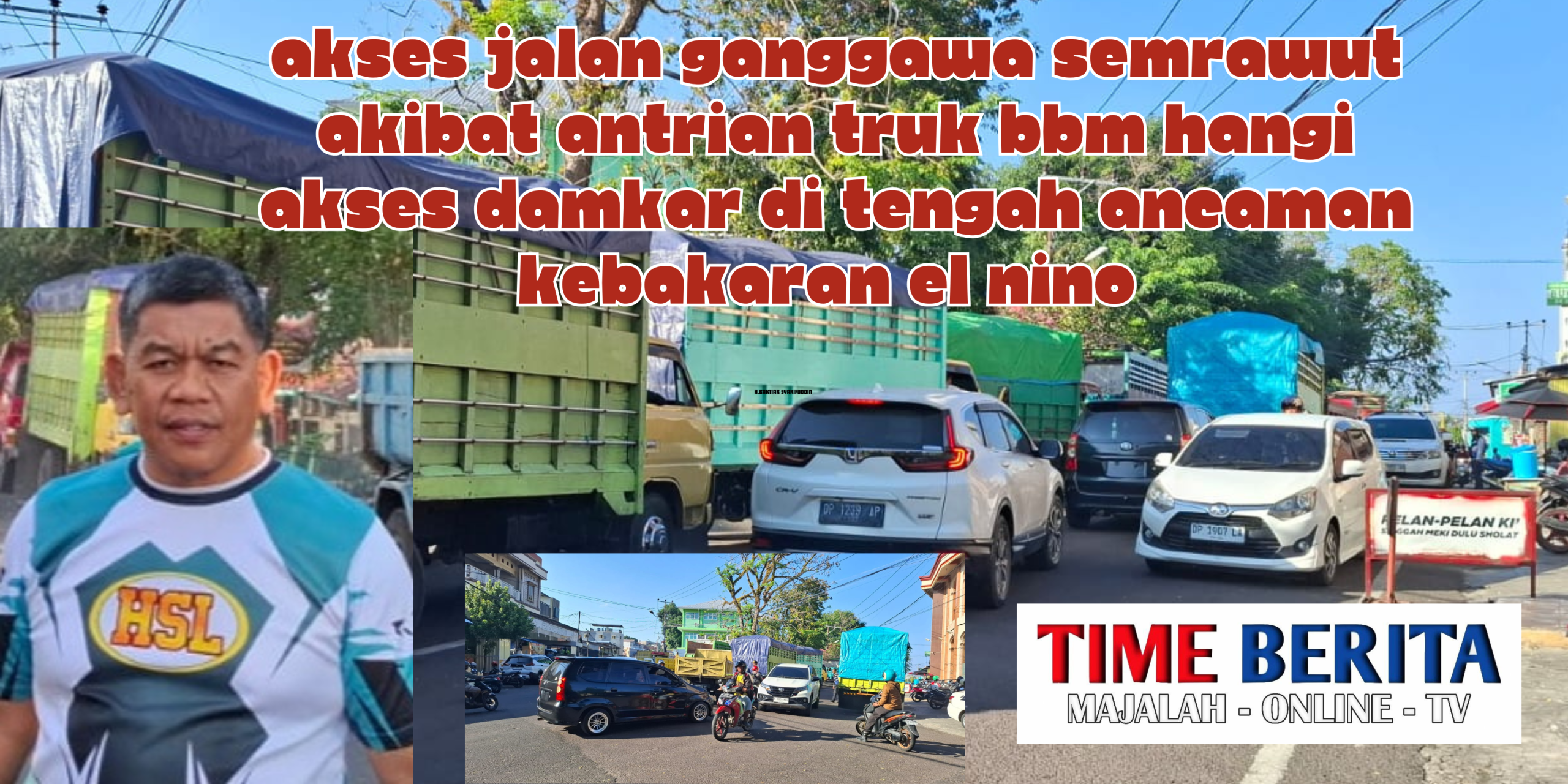 Simpang 4 Jl. Ganggawa semrawut, akses menuju RS bagi pasien emergency terg_20260730_092404_0000